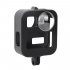 Camera Housing Shell Case Cover CNC Aluminum Alloy Protective Cage For GoPro Max   Lens cap black