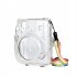 Camera Protective Case Cover With Adjustable Shoulder Strap Compatible For Instax Mini 11 Camera Accessories clear crystal case