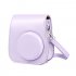 Camera Protective Case Portable Travel Storage Cover Bag With Removable Adjustable Strap Compatible For Instax Mini 11 Instant Camera Purple