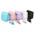 Camera Protective Case Portable Travel Storage Cover Bag With Removable Adjustable Strap Compatible For Instax Mini 11 Instant Camera Purple
