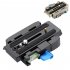 Camera Quick Release Plate With 1 4  3 8  Screw Thread Aluminum Alloy Camera Accessory For Filmmaker Photographer black