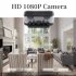 Camera Speaker 160  Wide Angle 5MP Pixel Lens Easy Operating Premium Speaker Cams 1080P Mini Home Camcorders Night Vision Motion Detection Wifi Remote Monitoring