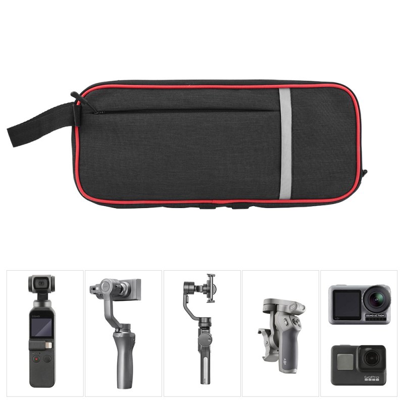 Camera Storage Bag For DJI OSMO Mobile3 Handheld PTZ Handbag Waterproof Carrying Bag Accessories black