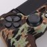 Camouflage Case Graffiti Studded Dots Silicone Rubber Gel Skin for Sony PS4 Slim Pro Controller Cover Case for Dualshock4 gray