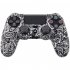 Camouflage Case Graffiti Studded Dots Silicone Rubber Gel Skin for Sony PS4 Slim Pro Controller Cover Case for Dualshock4 Colorful green