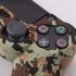 Camouflage Case Graffiti Studded Dots Silicone Rubber Gel Skin for Sony PS4 Slim Pro Controller Cover Case for Dualshock4 Colorful green