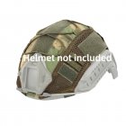 Camouflage Helmet Cover With Quick Adjustable Buckle Airsoft Helmet Case Outdoor Equipment (helmet Not Included) A2