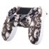 Camouflage Soft  Silicone Case Skin Grip Cover for  4 PS4 Controller  gray