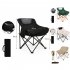 Camping Chairs Lawn Chairs Portable Chair Support 150kg Foldable Chair Backpacking Chair 600D Oxford Cloth   Aluminum Alloy exquisite black