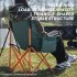 Camping Chairs Lawn Chairs Portable Chair Support 150kg Foldable Chair Backpacking Chair 600D Oxford Cloth   Aluminum Alloy exquisite black