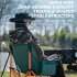 Camping Chairs Lawn Chairs Portable Chair Support 150kg Foldable Chair Backpacking Chair 600D Oxford Cloth   Aluminum Alloy exquisite black