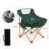 Camping Chairs Lawn Chairs Portable Chair Support 150kg Foldable Chair Backpacking Chair 600D Oxford Cloth   Aluminum Alloy exquisite black