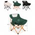 Camping Chairs Lawn Chairs Portable Chair Support 150kg Foldable Chair Backpacking Chair 600D Oxford Cloth   Aluminum Alloy elegant white