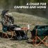 Camping Chairs Lawn Chairs Portable Chair Support 150kg Foldable Chair Backpacking Chair 600D Oxford Cloth   Aluminum Alloy elegant white