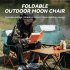 Camping Chairs Lawn Chairs Portable Chair Support 150kg Foldable Chair Backpacking Chair 600D Oxford Cloth   Aluminum Alloy elegant white