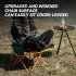 Camping Chairs Lawn Chairs Portable Chair Support 150kg Foldable Chair Backpacking Chair 600D Oxford Cloth   Aluminum Alloy Khaki