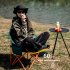 Camping Chairs Lawn Chairs Portable Chair Support 150kg Foldable Chair Backpacking Chair 600D Oxford Cloth   Aluminum Alloy exquisite black