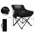 Camping Chairs Lawn Chairs Portable Chair Support 150kg Foldable Chair Backpacking Chair 600D Oxford Cloth   Aluminum Alloy exquisite black