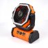Camping Fan With LED Light  20000mAh Rechargeable Battery Operated Tent Fan With Dual Hang Hook  Remote Control Portable Electric Fan For Outdoor Fishing Picnic