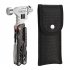 Camping Hammer Multitool Survival Gear Portable High carbon Steel Safety Locking Compact Multi Tool For Outdoor Camping Accessories blue