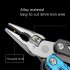 Camping Hammer Multitool Survival Gear Portable High carbon Steel Safety Locking Compact Multi Tool For Outdoor Camping Accessories blue