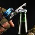 Camping Hammer Multitool Survival Gear Portable High carbon Steel Safety Locking Compact Multi Tool For Outdoor Camping Accessories blue
