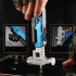 Camping Hammer Multitool Survival Gear Portable High carbon Steel Safety Locking Compact Multi Tool For Outdoor Camping Accessories blue