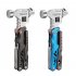 Camping Hammer Multitool Survival Gear Portable High carbon Steel Safety Locking Compact Multi Tool For Outdoor Camping Accessories black