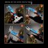 Camping Hammer Multitool Survival Gear Portable High carbon Steel Safety Locking Compact Multi Tool For Outdoor Camping Accessories black