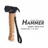 Camping Hammer Stainless Steel Head Outdoor Tool 8 4inch Wooden Beech Handle Mallet With Puller Tent Nails Hiking Backpack Supplies For Outdoor Hiking Camping S