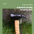 Camping Hammer Stainless Steel Head Outdoor Tool 8 4inch Wooden Beech Handle Mallet With Puller Tent Nails Hiking Backpack Supplies For Outdoor Hiking Camping S