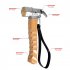 Camping Hammer Stainless Steel Head Outdoor Tool 8 4inch Wooden Beech Handle Mallet With Puller Tent Nails Hiking Backpack Supplies For Outdoor Hiking Camping S