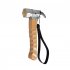 Camping Hammer Stainless Steel Head Outdoor Tool 8 4inch Wooden Beech Handle Mallet With Puller Tent Nails Hiking Backpack Supplies For Outdoor Hiking Camping S