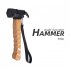 Camping Hammer Stainless Steel Head Outdoor Tool 8 4inch Wooden Beech Handle Mallet With Puller Tent Nails Hiking Backpack Supplies For Outdoor Hiking Camping S