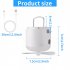 Camping Lantern  4 in 1 Portable Camping Tent Light With 2 speed Wind  SOS Emergency Mode  2 speed Humidifier Mode  Portable Hanging Lantern Flashlight White