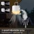 Camping Lantern  4 in 1 Portable Camping Tent Light With 2 speed Wind  SOS Emergency Mode  2 speed Humidifier Mode  Portable Hanging Lantern Flashlight White