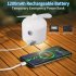 Camping Lantern  4 in 1 Portable Camping Tent Light With 2 speed Wind  SOS Emergency Mode  2 speed Humidifier Mode  Portable Hanging Lantern Flashlight White