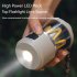 Camping Lantern Rechargeable Portable Camping Light TYPE C Fast Charging LED Tent Lantern Flashlight For Camping Hiking Fishing Hurricane Emergency White
