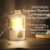 Camping Lantern Rechargeable Portable Camping Light TYPE C Fast Charging LED Tent Lantern Flashlight For Camping Hiking Fishing Hurricane Emergency White