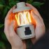 Camping Lantern Rechargeable Portable Camping Light TYPE C Fast Charging LED Tent Lantern Flashlight For Camping Hiking Fishing Hurricane Emergency White