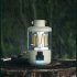 Camping Lantern Rechargeable Portable Camping Light TYPE C Fast Charging LED Tent Lantern Flashlight For Camping Hiking Fishing Hurricane Emergency White