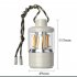 Camping Lantern Rechargeable Portable Camping Light TYPE C Fast Charging LED Tent Lantern Flashlight For Camping Hiking Fishing Hurricane Emergency White