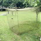 Camping Mosquito Net Portable Dense Mesh Foldable Outdoor Travel Tent Army Green Mosquito Net ArmyGreen