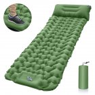 Camping Sleeping Pad Ultralight Mat With Built-in Foot Pump & Pillow Inflatable Sleeping Pads For Camping Backpacking Hiking olive green