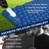 Camping Sleeping Pad Ultralight Mat With Built in Foot Pump   Pillow Inflatable Sleeping Pads For Camping Backpacking Hiking navy blue