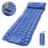 Camping Sleeping Pad Ultralight Mat With Built in Foot Pump   Pillow Inflatable Sleeping Pads For Camping Backpacking Hiking navy blue