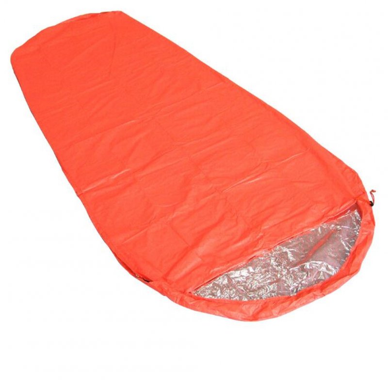 Camping Thermal Insulation Sleeping Bag Outdoor Adventure Emergency Rescue Blanket Mummy type 210cm*83cm