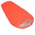 Camping Thermal Insulation Sleeping Bag Outdoor Adventure Emergency Rescue Blanket Double envelope type 200cm 145c