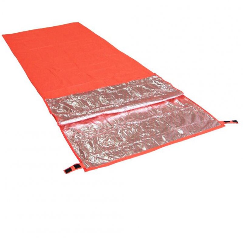 Camping Thermal Insulation Sleeping Bag Outdoor Adventure Emergency Rescue Blanket Single envelope type 200*75cm