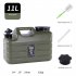 Camping Water Container  Portable Emergency Water Tank Water Jug  No Leakage Water Storage Tank With Extension Pipe For Outdoor Hiking Camping Picnic Supplies 2